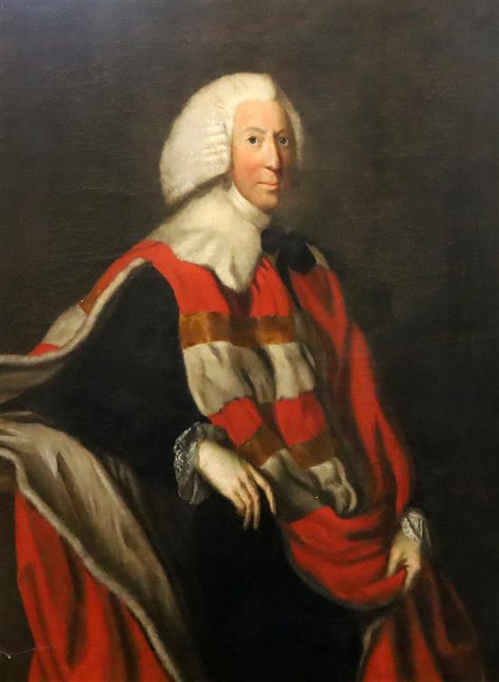 18th century English School Portrait of John Gore, 1st Baron Annaly,